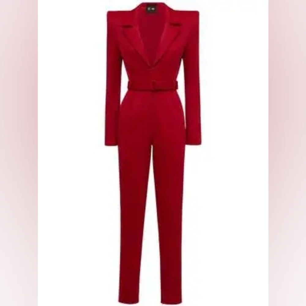 Adidas x Ivy park Jumpsuit 3.0 Power Red w/ Pink Stripes Size L BNWT - Picture 12 of 16